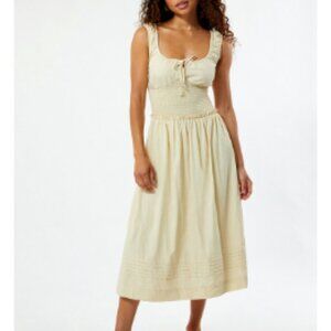 LA Hearts Midi Ruched Dress